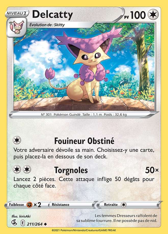 Delcatty 211/264 — Poing de Fusion