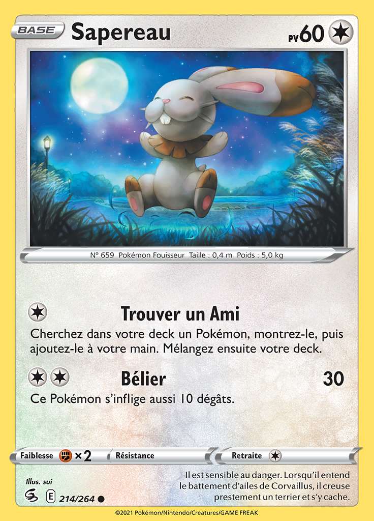 Sapereau 214/264 — Poing de Fusion