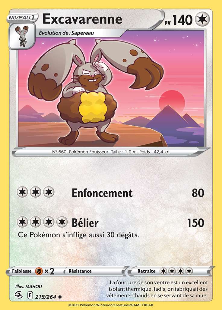 Excavarenne 215/264 — Poing de Fusion