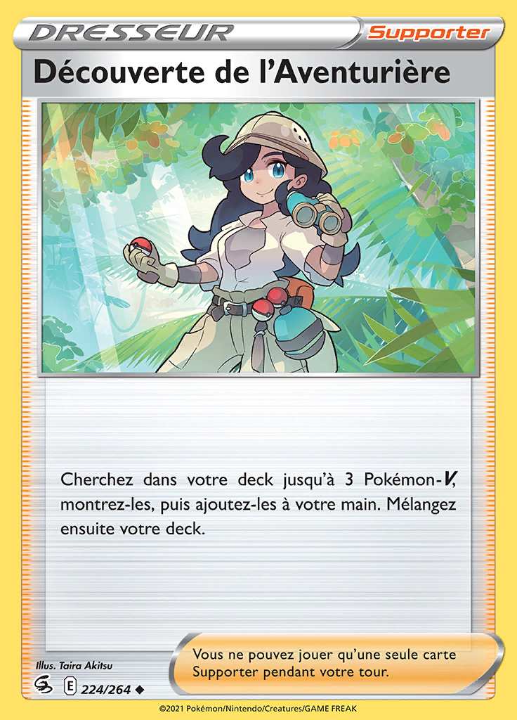 Découverte de l'Aventurière 224/264 — Poing de Fusion