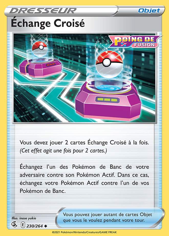 Échange Croisé 230/264 — Poing de Fusion