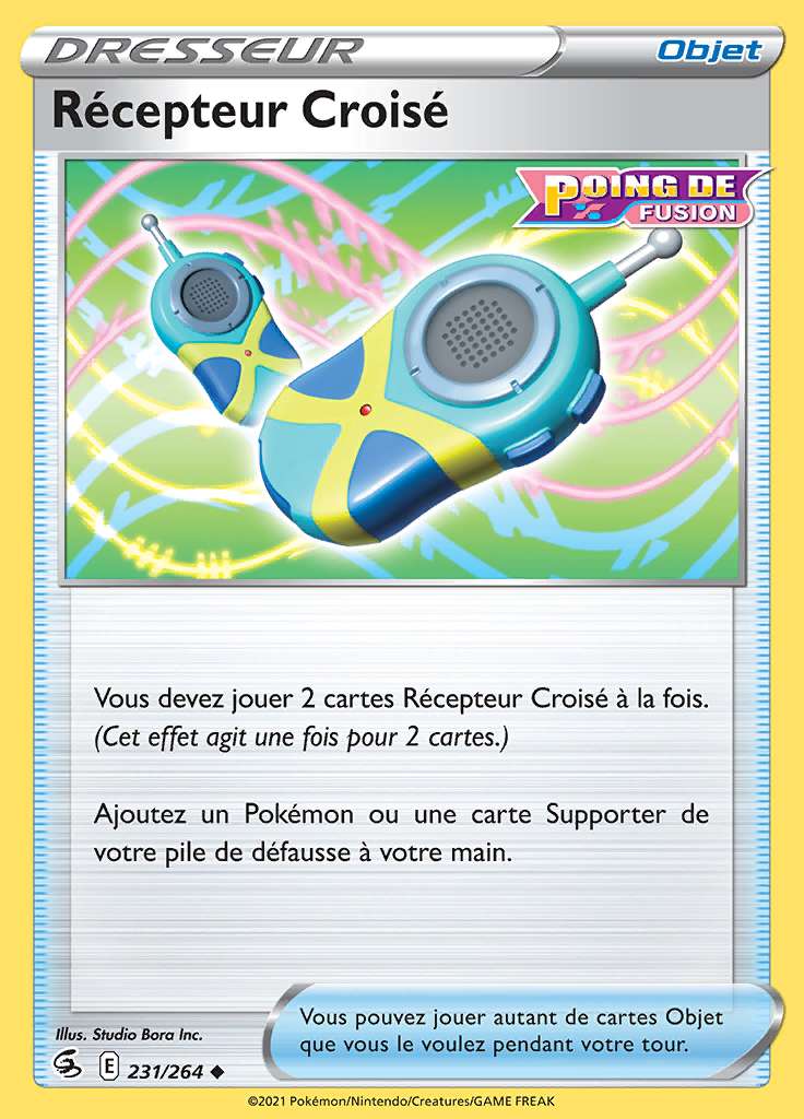Récepteur Croisé 231/264 — Poing de Fusion