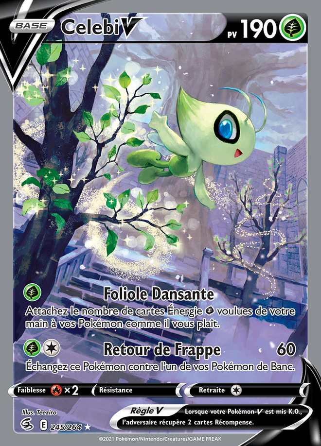 Celebi V 245/264 — Poing de Fusion