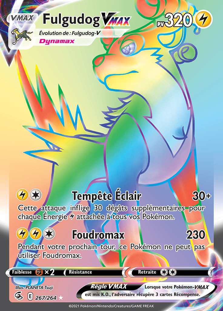 Fulgudog VMAX 267/264 — Poing de Fusion