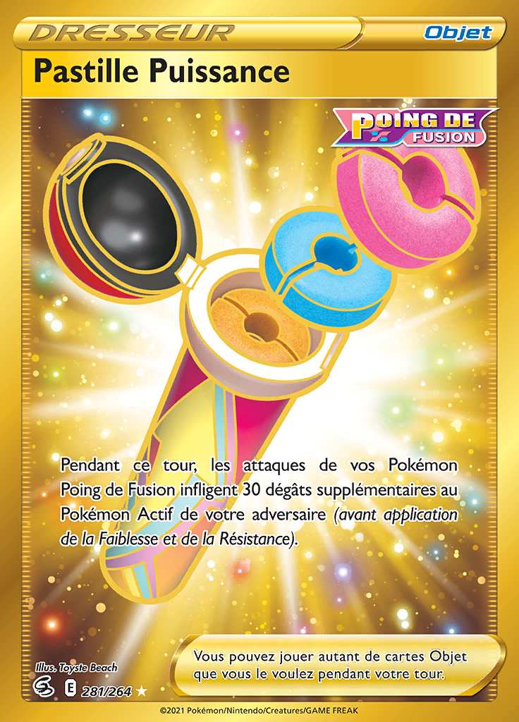 Pastille Puissance 281/264 — Poing de Fusion