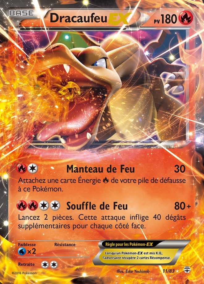 Dracaufeu-EX 011/083 — Générations