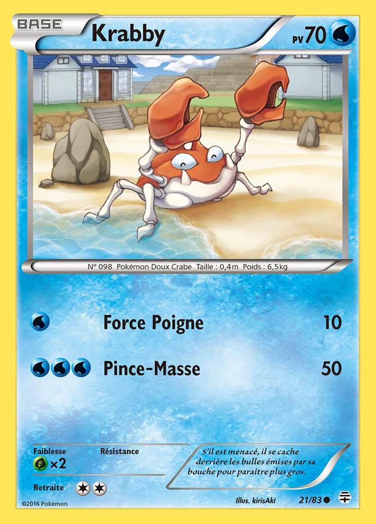 Krabby 021/083 — Générations