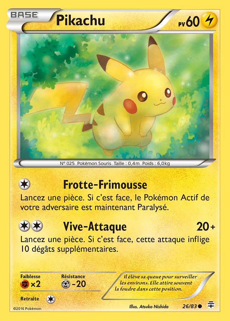 Pikachu 026/083 — Générations