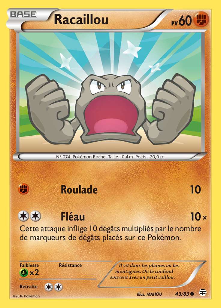 Racaillou 043/083 — Générations