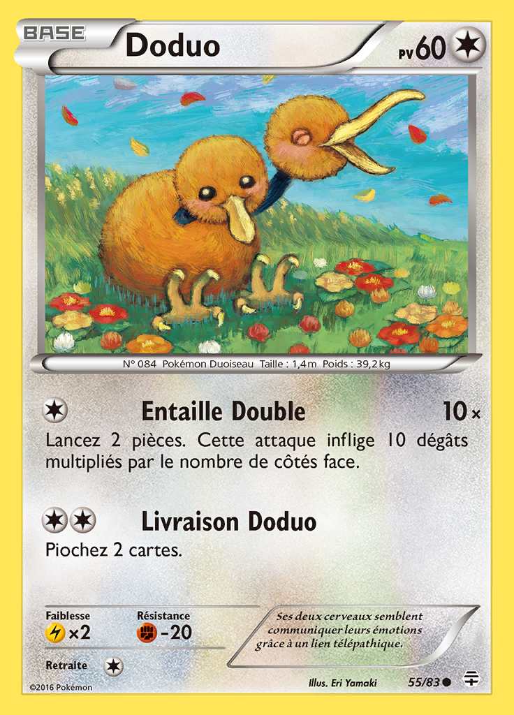 Doduo 055/083 — Générations