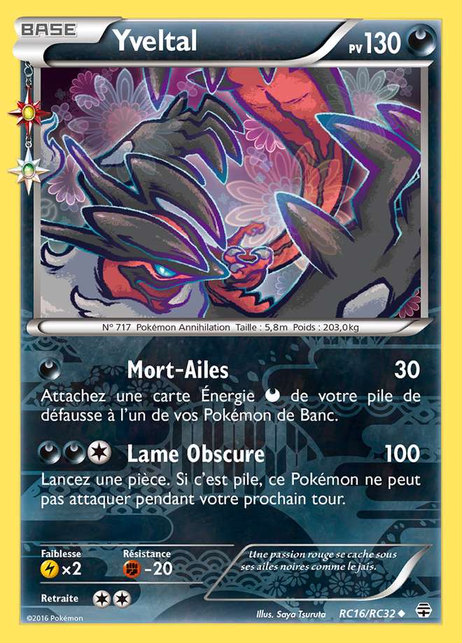Yveltal RC16/RC32 — Générations