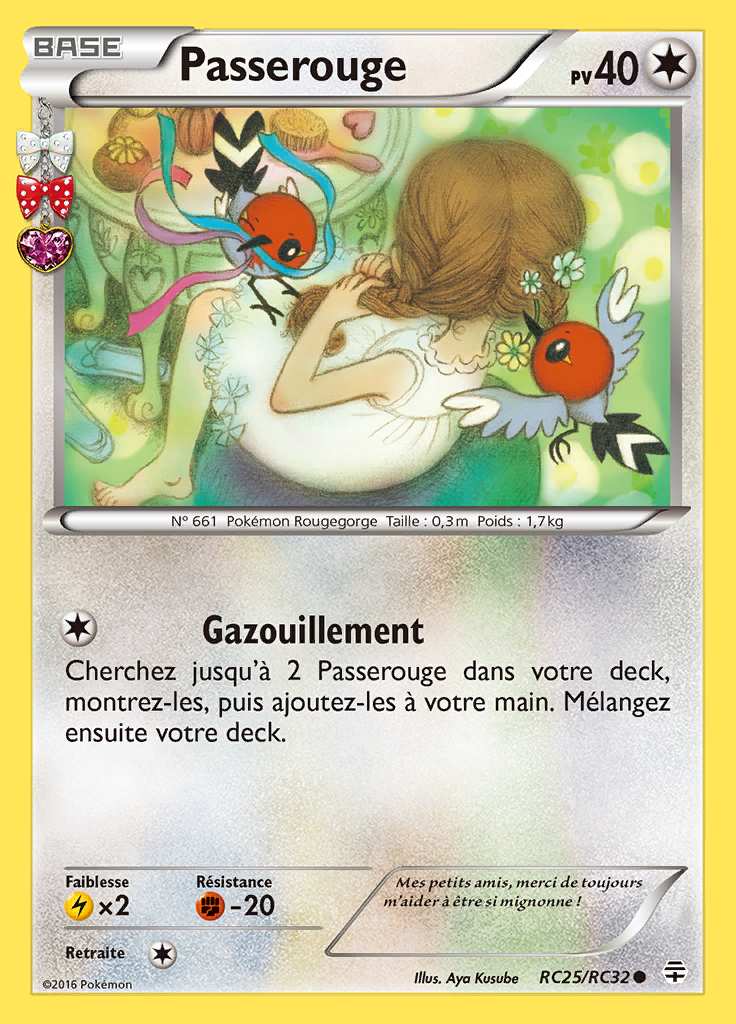 Passerouge RC25/RC32 — Générations