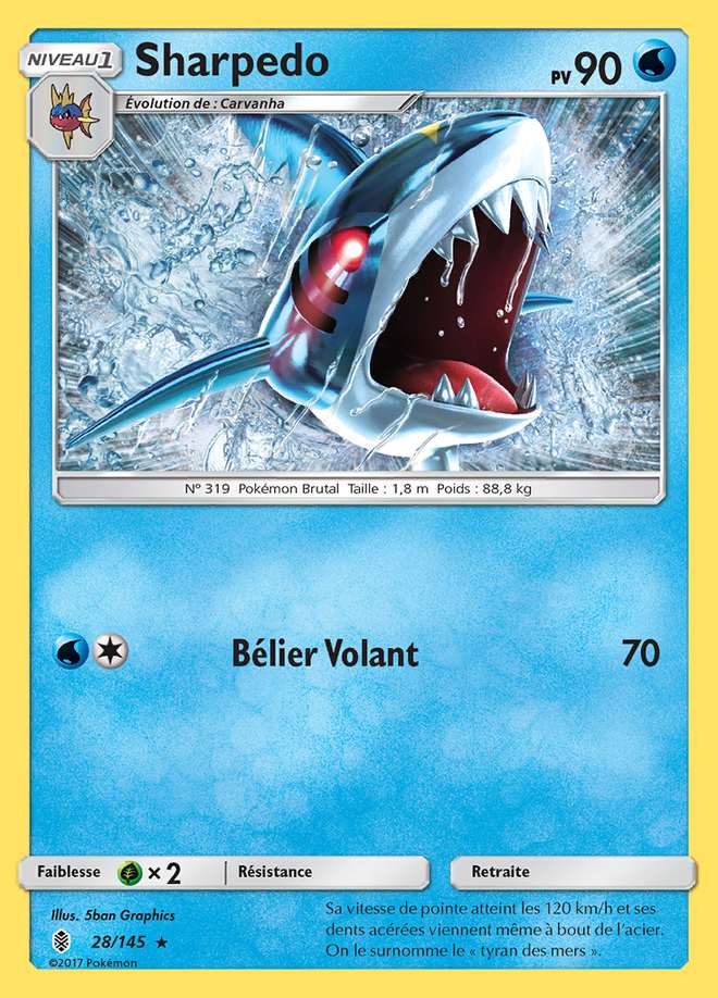 Sharpedo 028/145 — Gardiens Ascendants