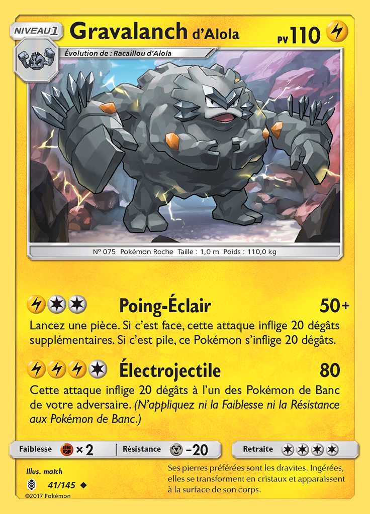 Gravalanch d'Alola 041/145 — Gardiens Ascendants