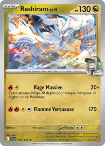 Reshiram de N 116/159 — Aventures Ensemble