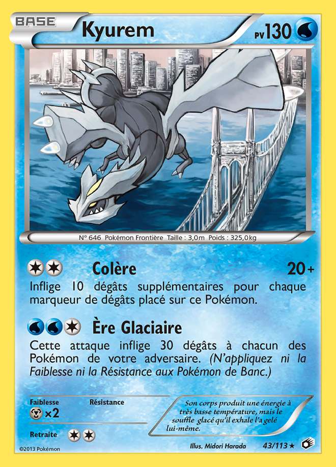 Kyurem 043/113 — Trésors Légendaires