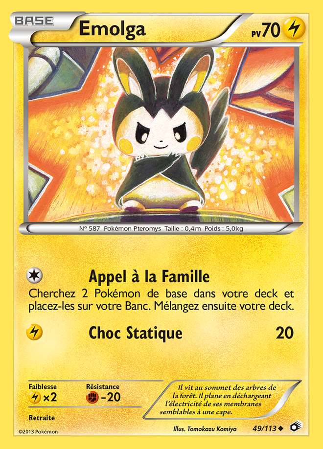 Emolga 049/113 — Trésors Légendaires