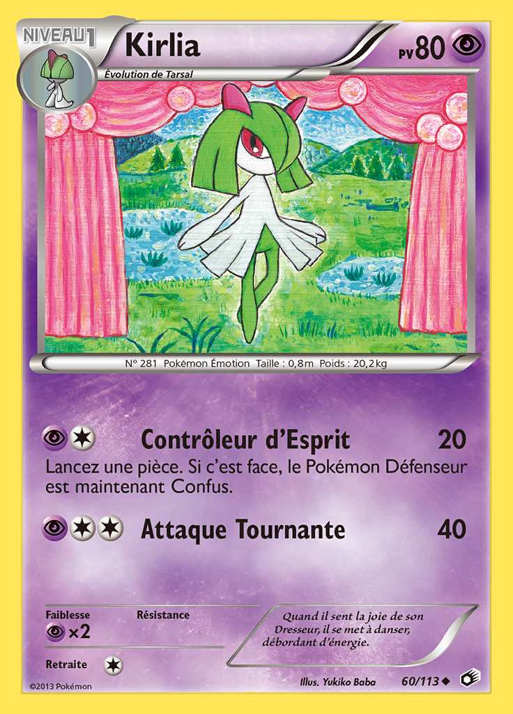 Kirlia 060/113 — Trésors Légendaires