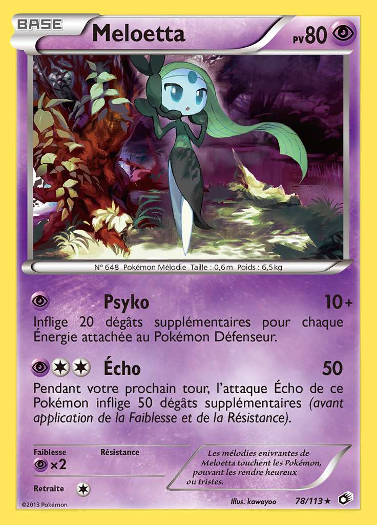 Meloetta 078/113 — Trésors Légendaires