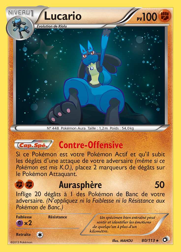 Lucario 080/113 — Trésors Légendaires