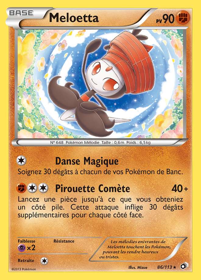 Meloetta 086/113 — Trésors Légendaires