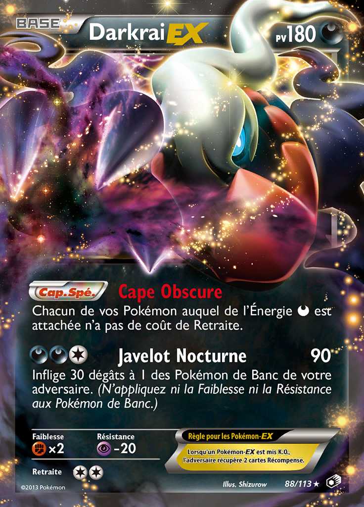 Darkrai-EX 088/113 — Trésors Légendaires