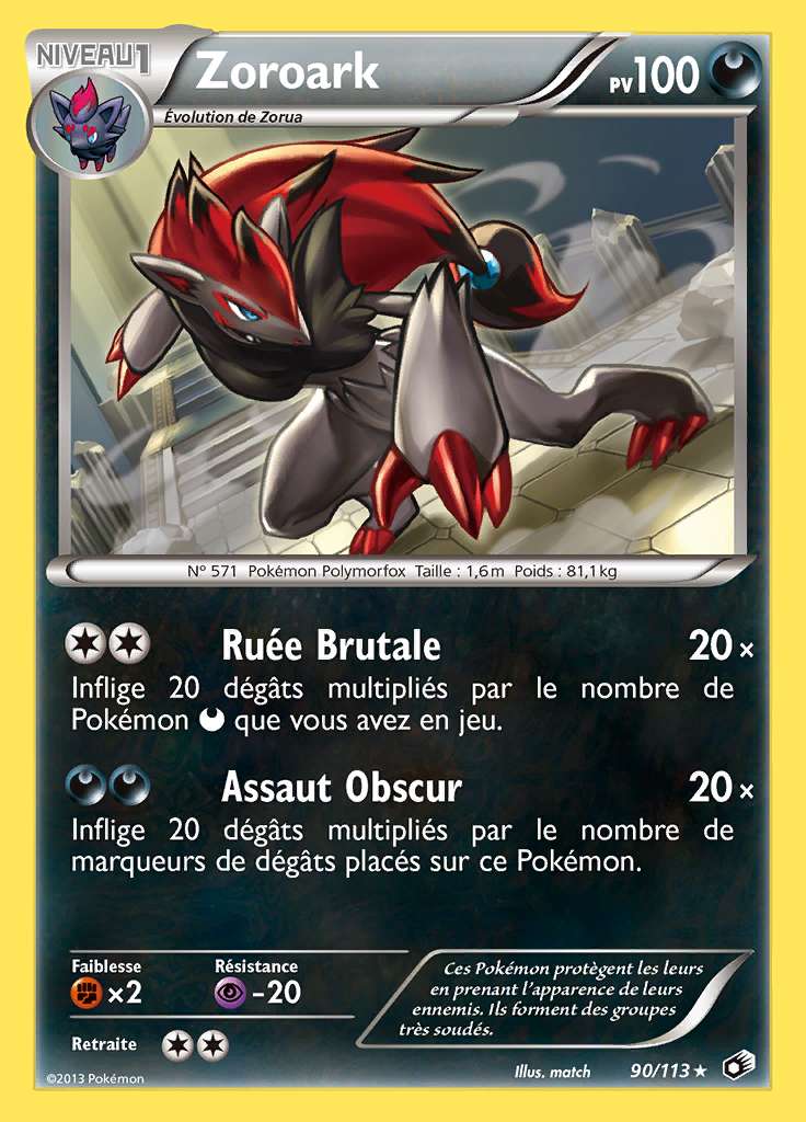 Zoroark 090/113 — Trésors Légendaires