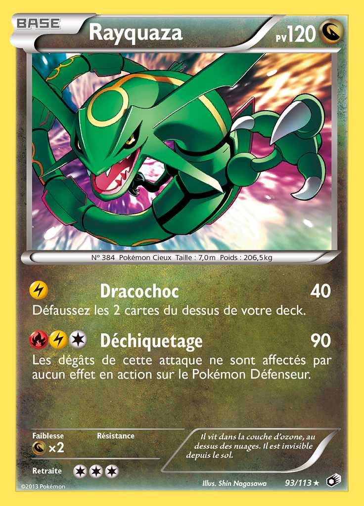 Rayquaza 093/113 — Trésors Légendaires