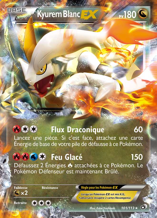 Kyurem Blanc-EX 101/113 — Trésors Légendaires