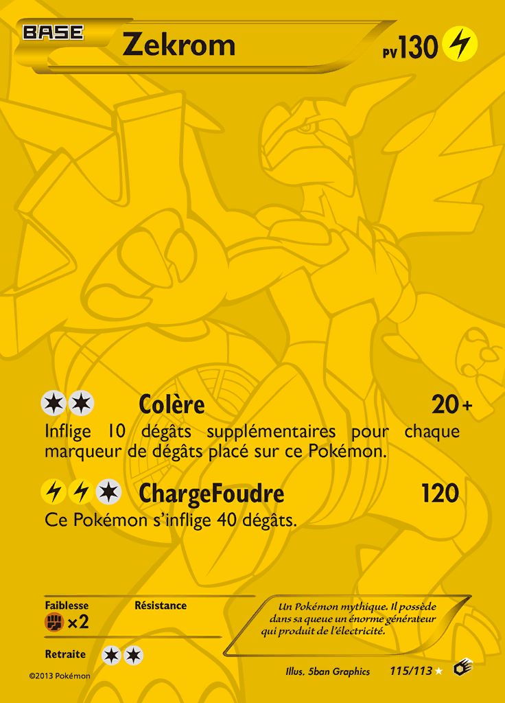 Zekrom 115/113 — Trésors Légendaires