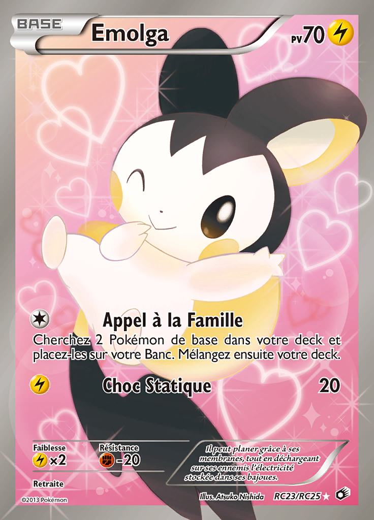 Emolga RC23/RC25 — Trésors Légendaires