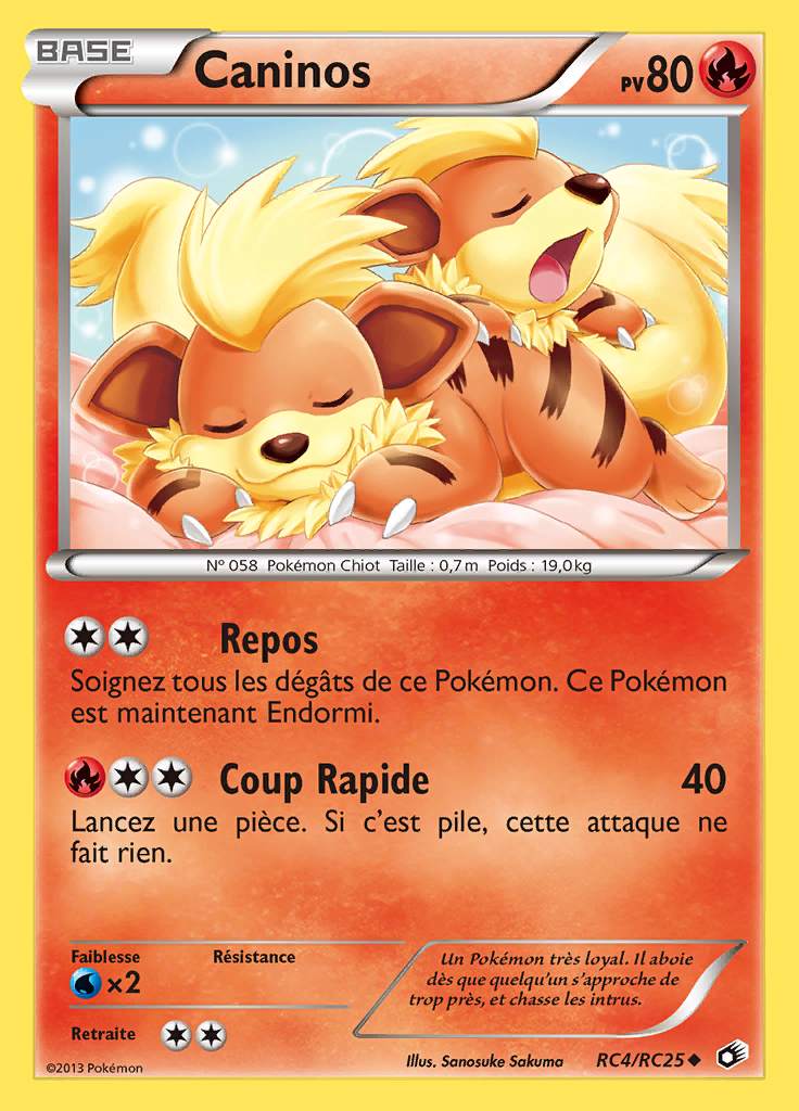 Caninos RC4/RC25 — Trésors Légendaires