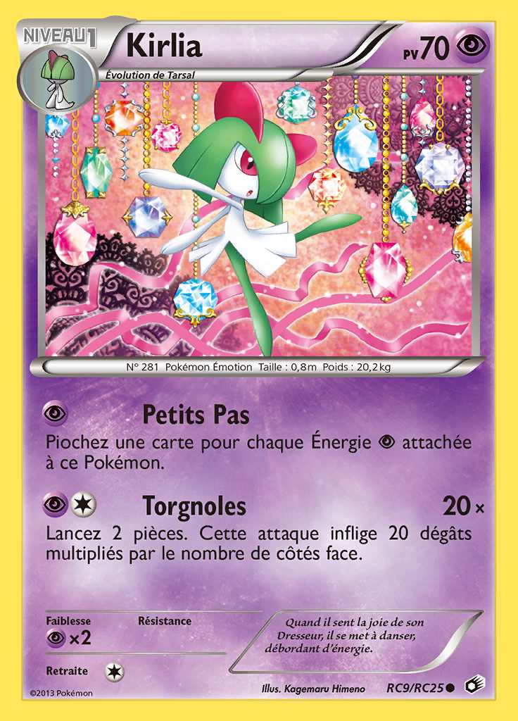 Kirlia RC9/RC25 — Trésors Légendaires