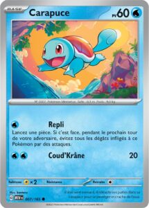 Carapuce 007/165 — Écarlate et Violet – 151