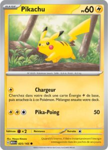 Pikachu 025/165 — Écarlate et Violet – 151