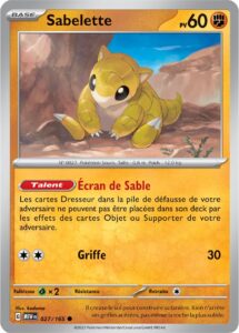 Sabelette 027/165 — Écarlate et Violet – 151