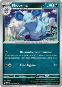 Nidorina 030/165 — Écarlate et Violet – 151
