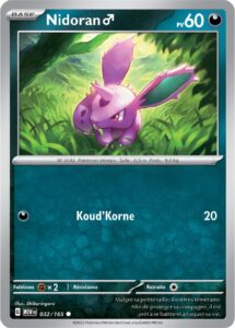 Nidoran♂ 032/165 — Écarlate et Violet – 151