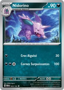 Nidorino 033/165 — Écarlate et Violet – 151