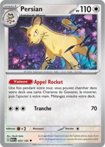 Persian 053/165 — Écarlate et Violet – 151