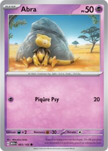 Abra 063/165 — Écarlate et Violet – 151