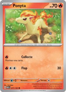 Ponyta 077/165 — Écarlate et Violet – 151