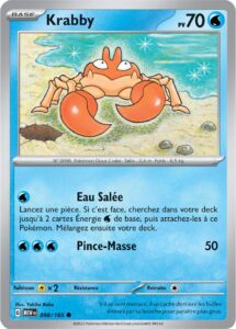 Krabby 098/165 — Écarlate et Violet – 151
