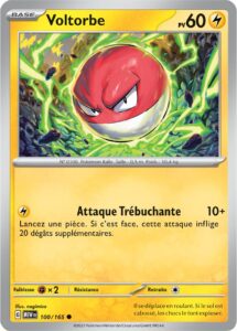 Voltorbe 100/165 — Écarlate et Violet – 151