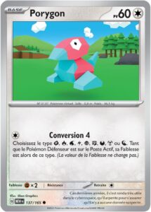 Porygon 137/165 — Écarlate et Violet – 151