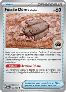 Fossile Dôme Ancien 152/165 — Écarlate et Violet – 151