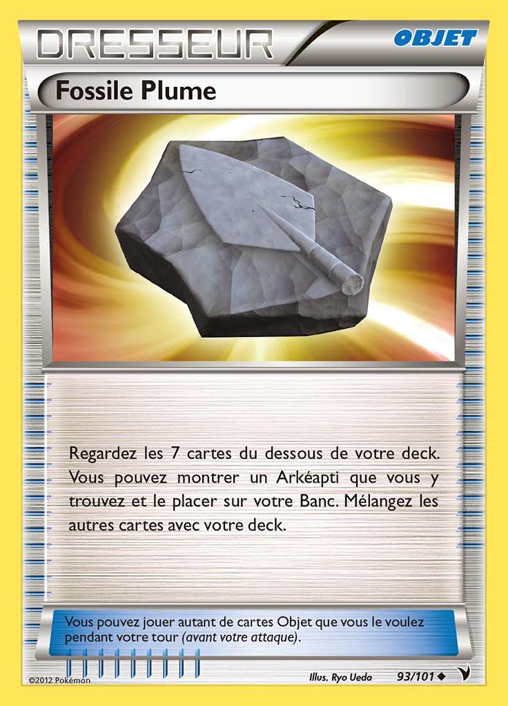 Fossile Plume 093/101 — Nobles Victoires