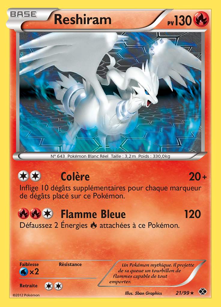 Reshiram 021/099 — Destinées Futures