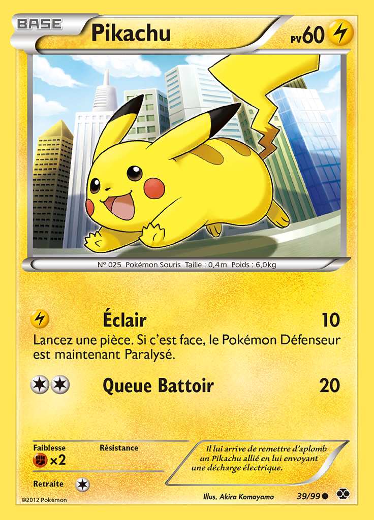 Pikachu 039/099 — Destinées Futures