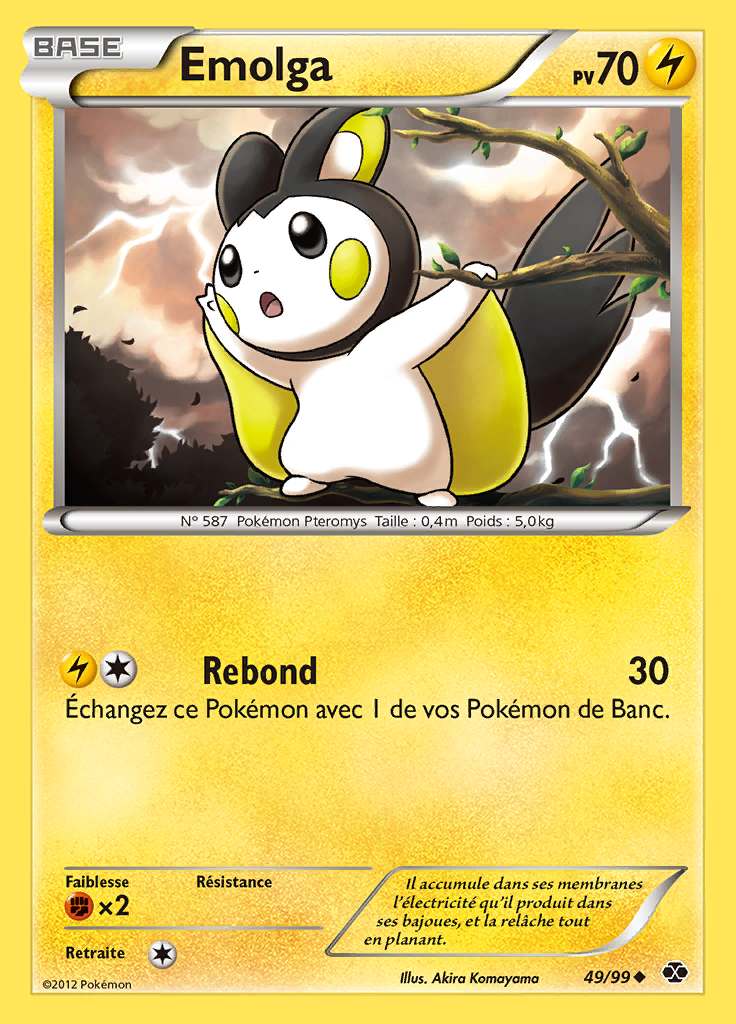 Emolga 049/099 — Destinées Futures